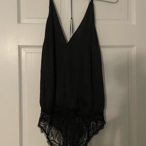 NWT Strappy Express Black One Piece